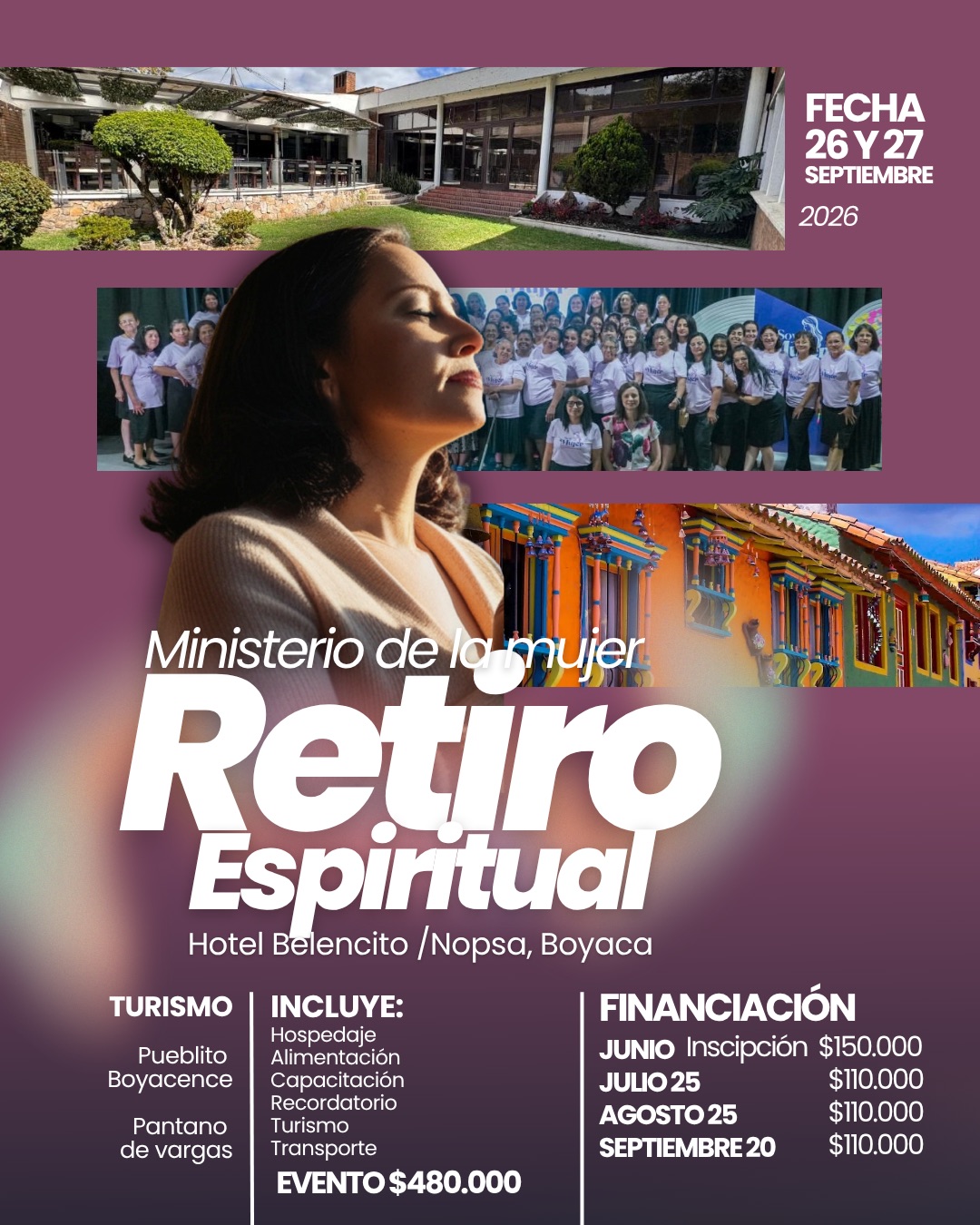 RETIRO MINISTERIO DE LA MUJER NOBSA-BOYACA
